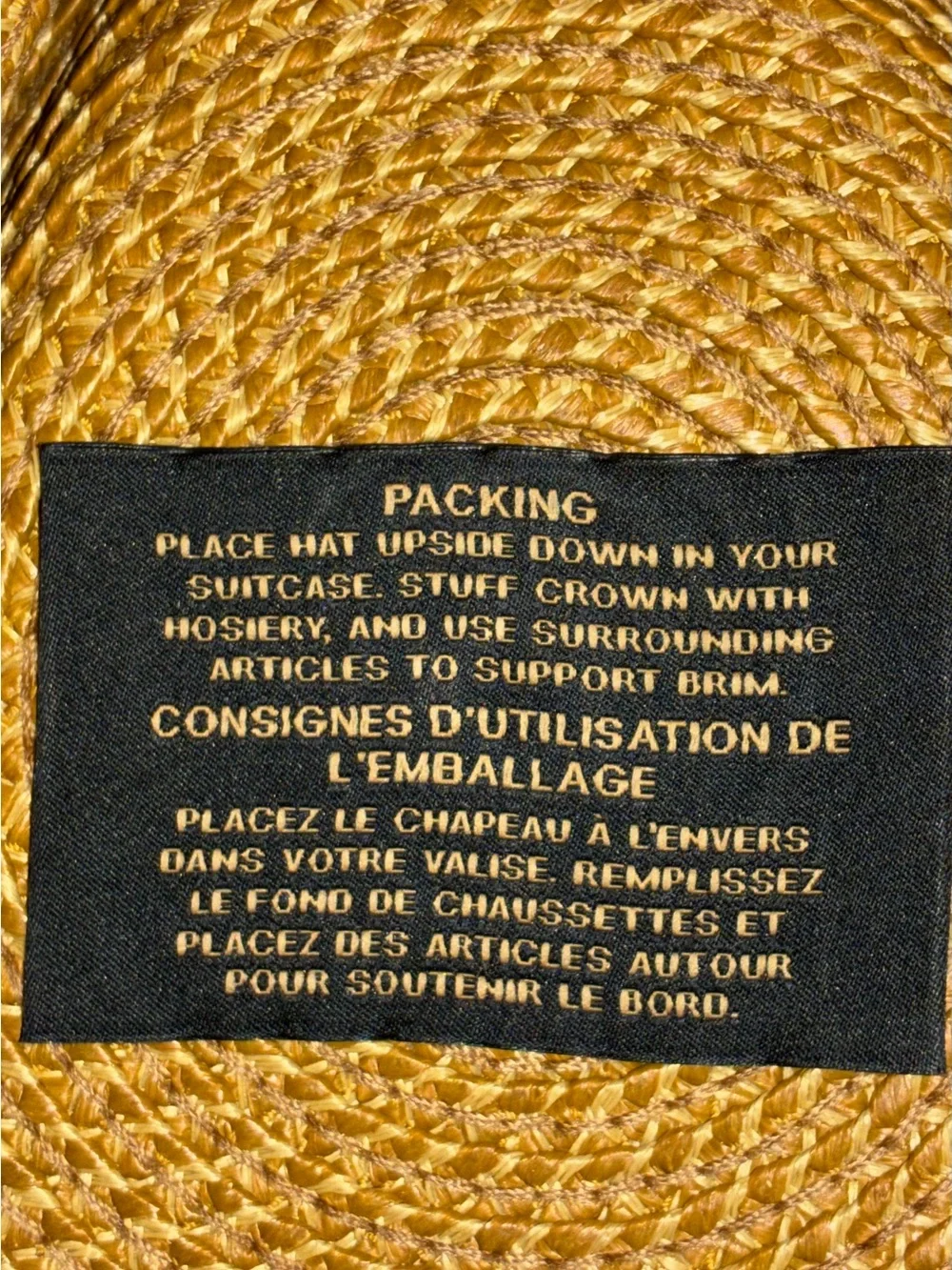 Eric Javits Woven Fedora Hat Beige UPF 50+ - Picture 4 of 12